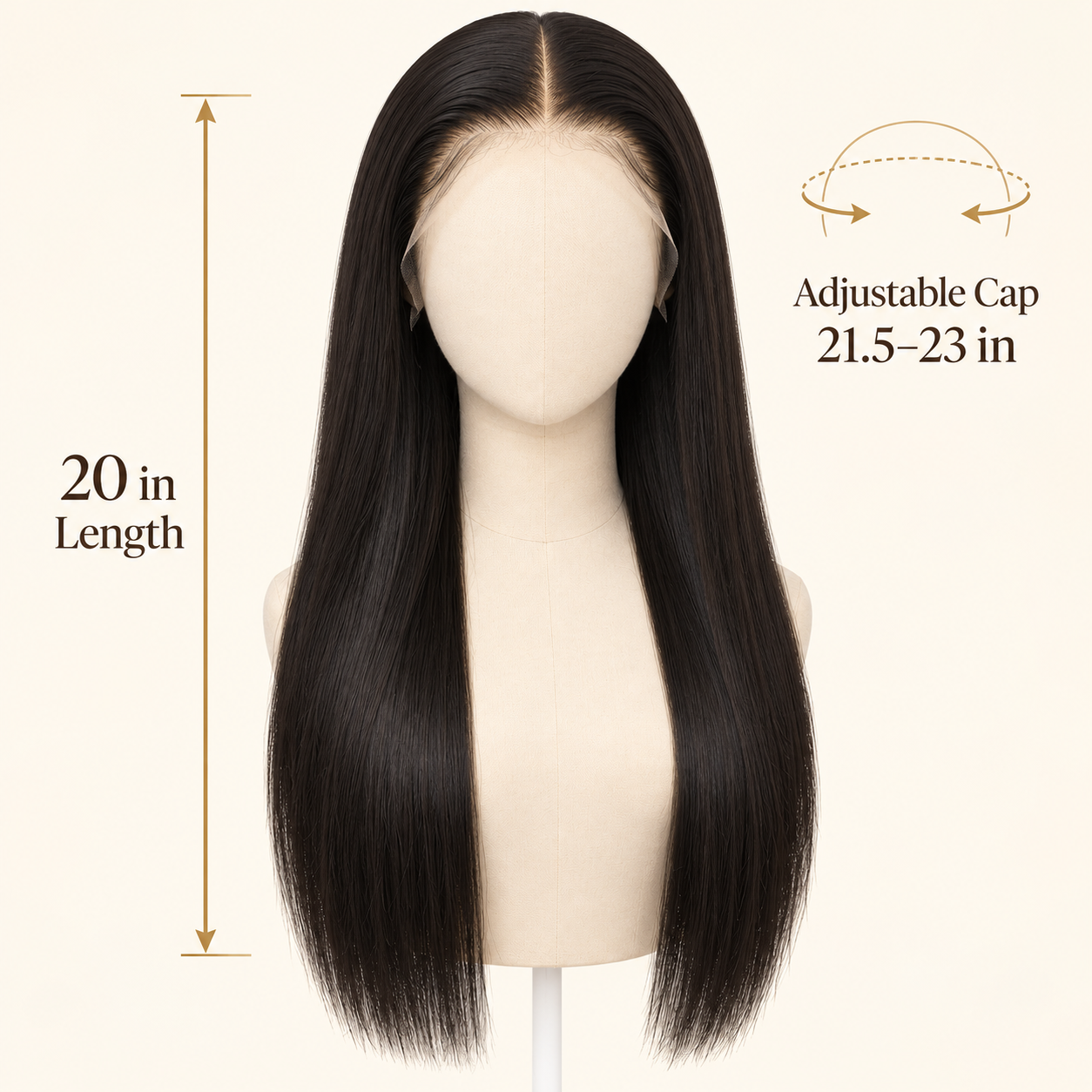 Sorelle Seamline Straight Lace Wig