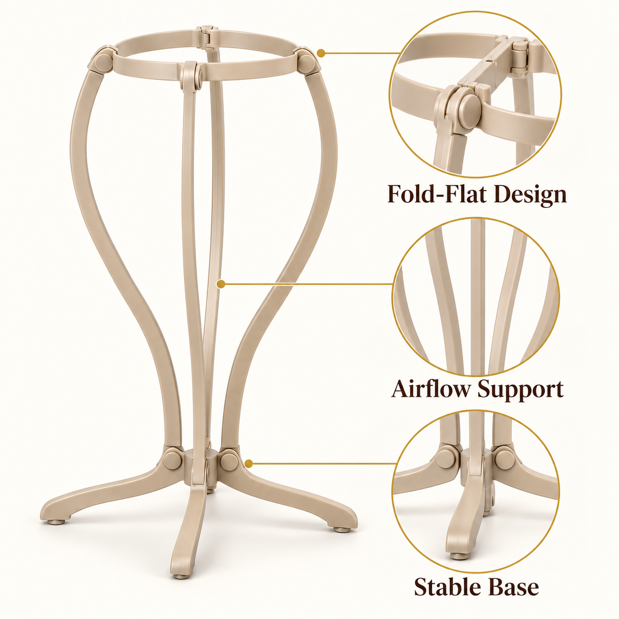 Arden FoldFlat Wig Stand