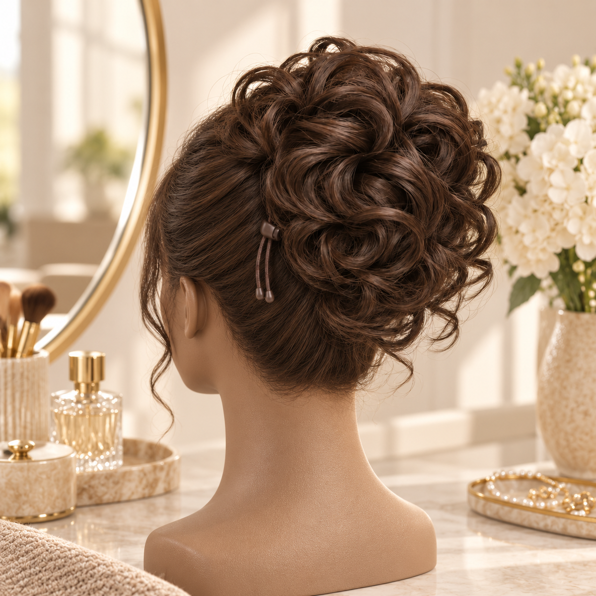 Liora TwistCloud Curly Bun