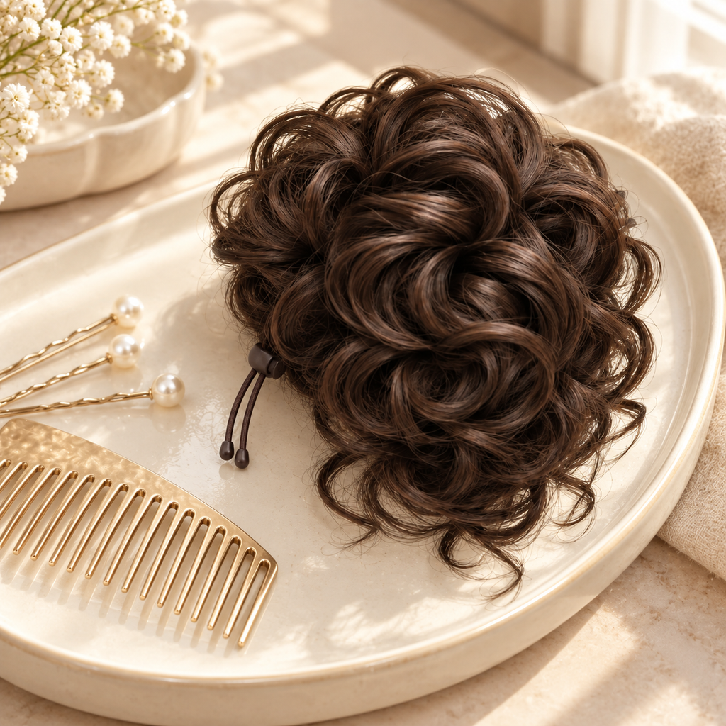 Liora TwistCloud Curly Bun